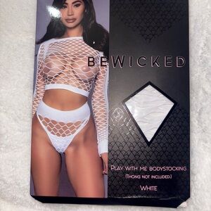 BeWicked White Bodystocking